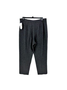 New Pendleton Women's 18W Dress Pants Pants Ponte Knit Charcoal Gray Cropped